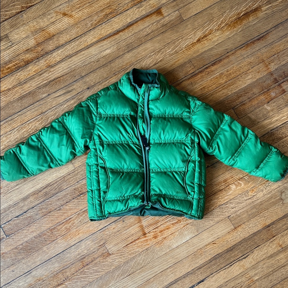 REI Green 3T Kids Puffer Jacket